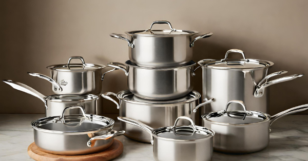 7-ply Stainless Steel Cookware